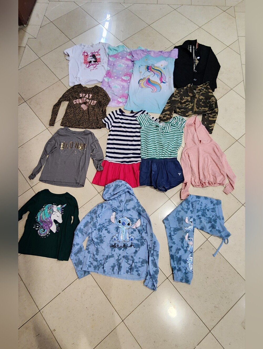 Kids Child Girls Clothes 14-18 Years Lot of 13 Burberry Jacket Stitch Sweats